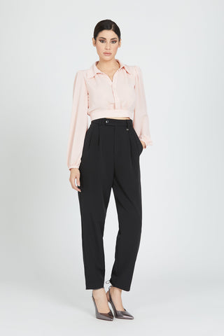 Camicia TICINO corta manica lunga con arricci più apert.dietro più fusciacca