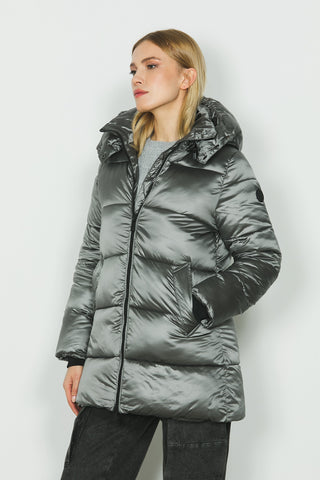 Piumino ARGANIAN manica lunga con polsi costina più cappuccio staccabile più zip più tasche