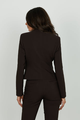 Giacca ATTIDU corta manica lunga doppio petto più patte