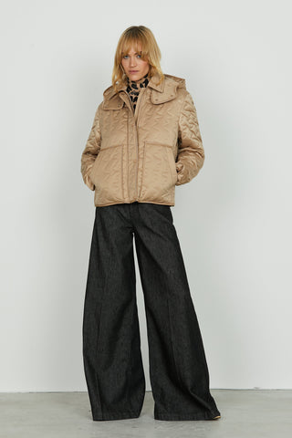 Giubbino WAVE manica lunga con cappuccio stacc. Più ts toppa più coulisse più impunture onda