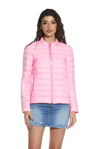 Giubbino RIMO manica lunga con zip più tasche più sacchetto piumino superlight