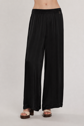 Pantalone MAURICES vita alta con elastico più tasche palazzo