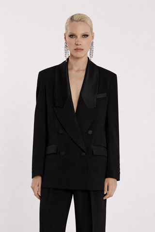 Giacca VIOLERA_A maniche lunghe doppio petto più patte più bottoni più rever