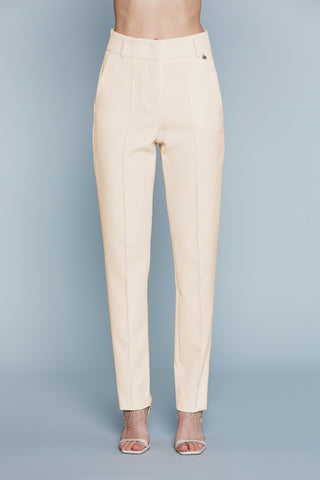 Pantalone SELENITE con Ganci più Passanti più Vita Alta Gamba Dritta