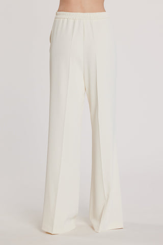 Pantalone GASMAN vita alta ampia più tasche più bustino con arricciatura