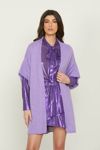 Cardigan EUROPA mezza manica kimono con risvolto