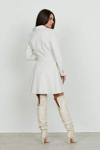 Cappotto PALMAST manica lunga con cintura più tasche