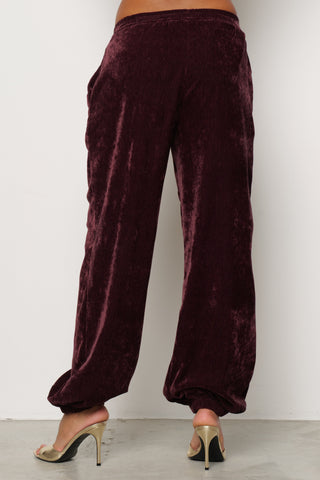 Pantalone DUKE in velluto elastico sul fondo