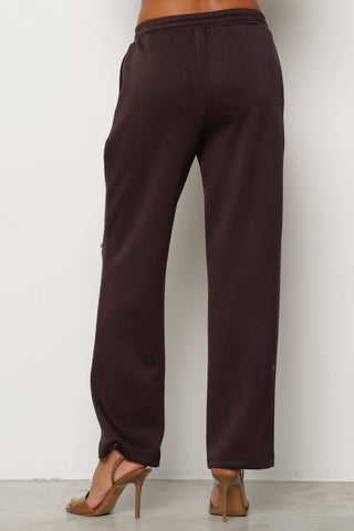 Pantalone ALBERO in felpa con applicazioni e ricamo logo