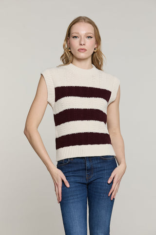 Maglia SYL senza maniche righe