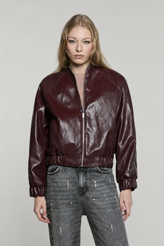 Giubbino ZEGER manica lunga raglan più elastico fondo con tasche ecopelle