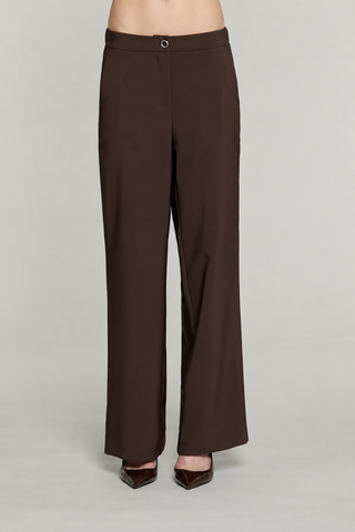 Pantalone CASTELLA vita alta con elastico più tasche francesi tecnico