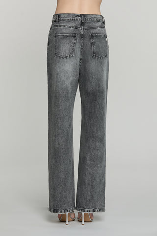 Panta GISELLE_GREY v.media 5 ts loose fit con castoni più pietre più perle denim