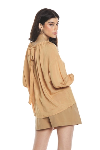 Blusa ZINDELL m.3/4 con arricci