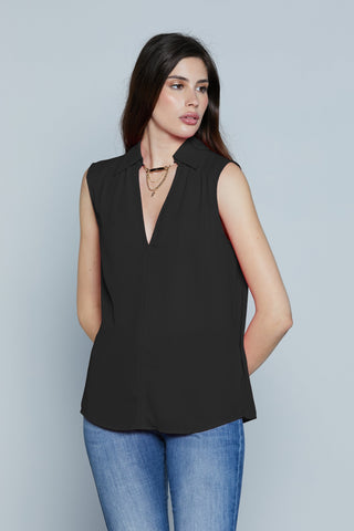 Blusa CORDOBA S/M con Colletto più Collana più Imp.Centrale più Goccia Schiena più Bott.