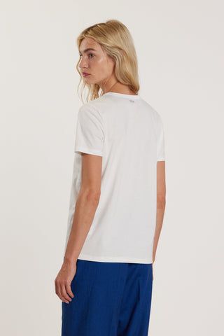 T-Shirt ANDRE maniche corte con cravatta logo