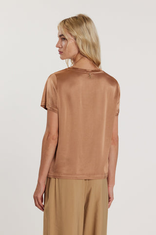 Blusa ERMIONE_S maniche corte girocollo raso