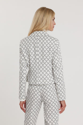 Giacca ATTIDU_S maniche lunghe doppio petto più patte più stampa logo all over