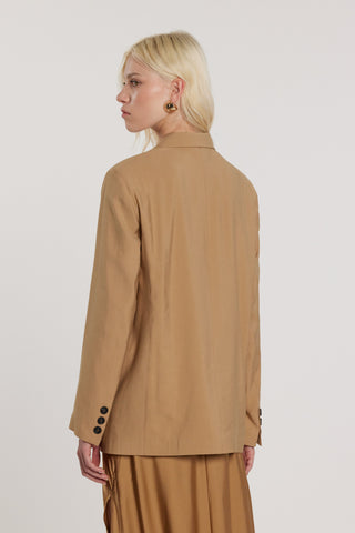 Giacca ZELINDA_P maniche lunghe doppio petto con tasche più patte