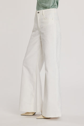 Pantalone DAKOTA_11 vita alta cinque tasche con inserti pizzo wild fit bull