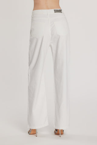 Pantalone GISELLE_15_SNZ vita media cinque tasche loose fit denim