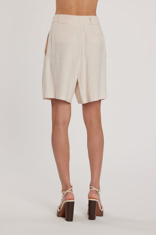 Bermuda FOLDERS vita alta con tasche francesi più filetto più pinces più passanti