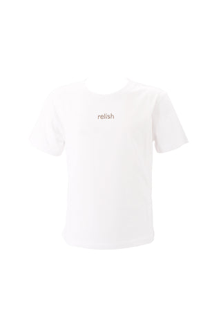 T-Shirt CADENIS_NOT mezza manica con Scritta Relish