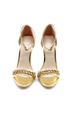 Sandalo DOOZER-GOLD con catena
