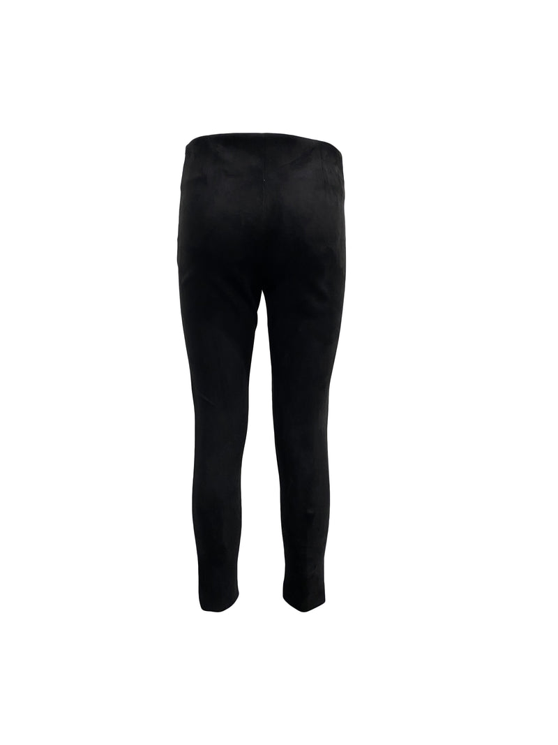 Panta leggins lunghezza capri in finto suede PAMMY