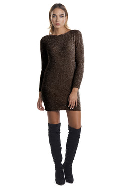 Abito corto in lurex BUBB