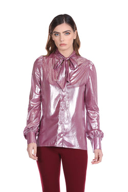 Camicia MELINASA manica lunga tessuto spalmato