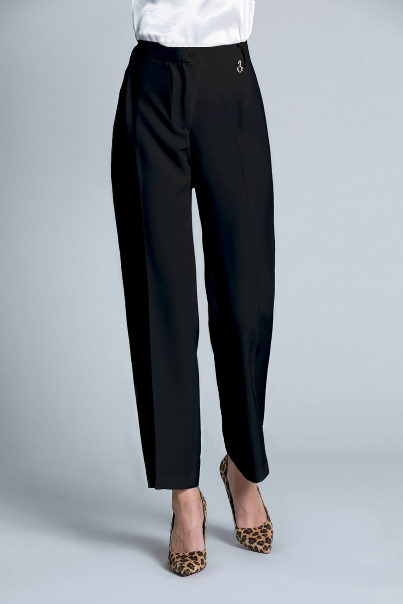 Pantalone GREMLI vita alta palazzo con pinces