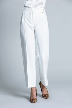 Pantalone GREMLI vita alta palazzo con pinces