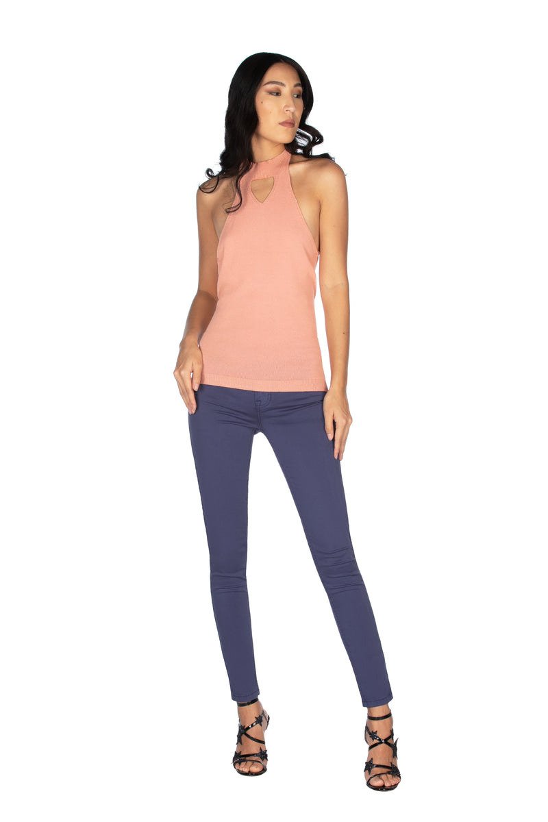 Canotta corta scollo americano, Relish Fashion Moda, Primavera Estate 2020, Abbigliamento donna