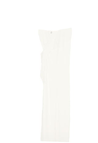 Pantalone palazzo IRELAND con spacchi e voulant