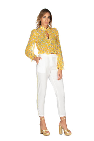 Panta BANDITIX tasche francesi con banda laterale oro