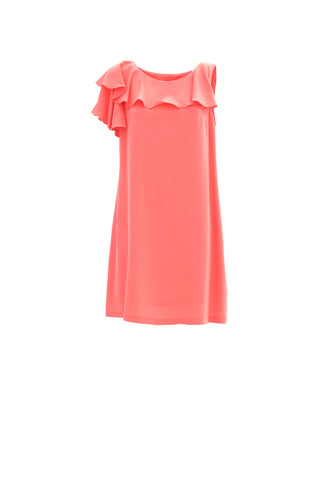 Abito NICLAX corto mezza manica con rouches