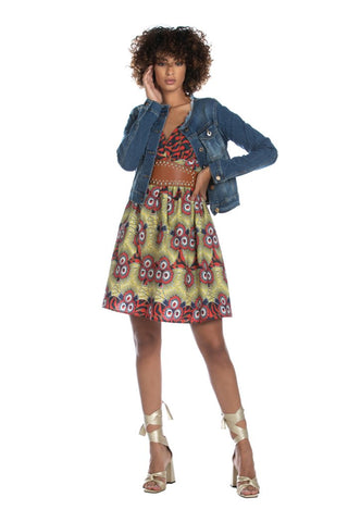 Giubbino METYUI corto manica lunga sfrangiato