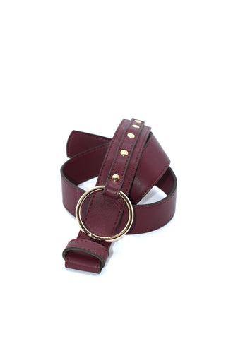 Cintura FREQUA con fibbia anello più borchie