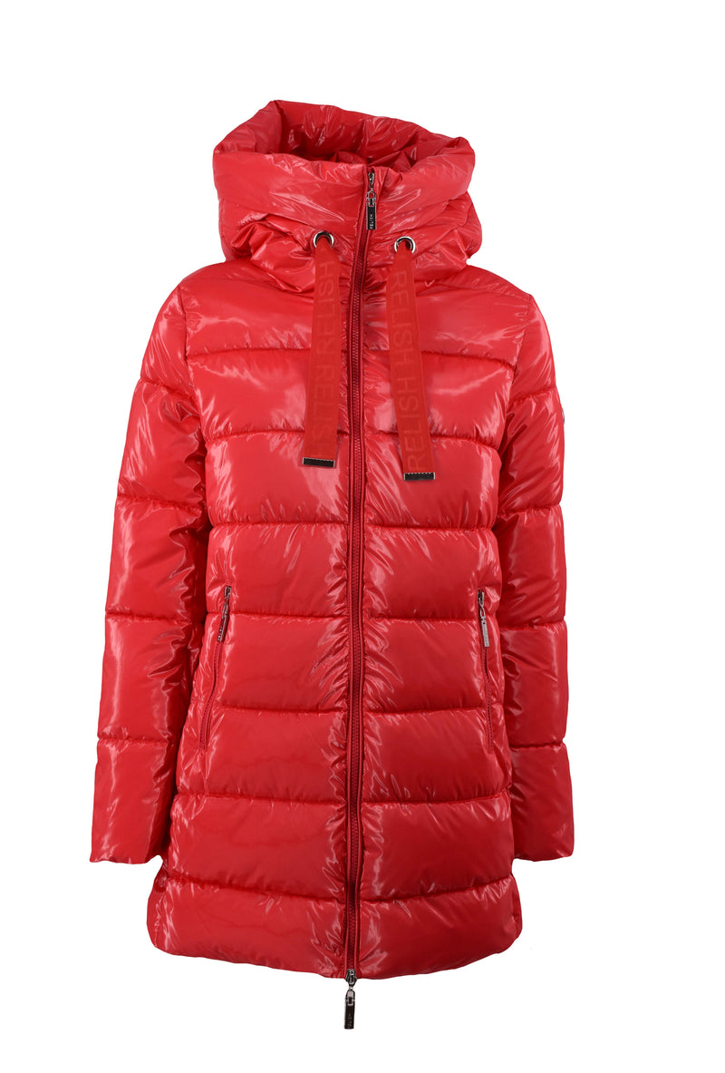 Piumino ALBERT manica lunga con cappuccio più coulisse più zip