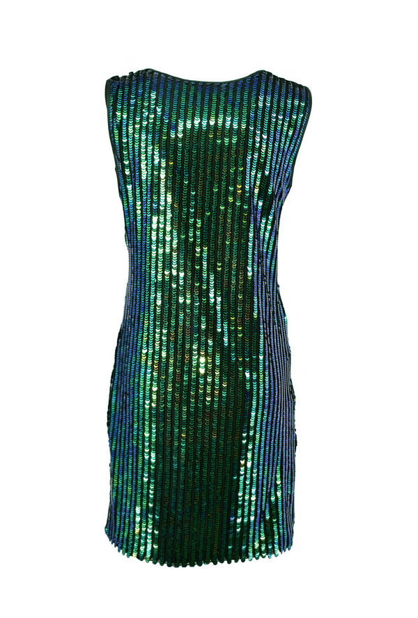 Abito CINDY corto smanicato full paillettes