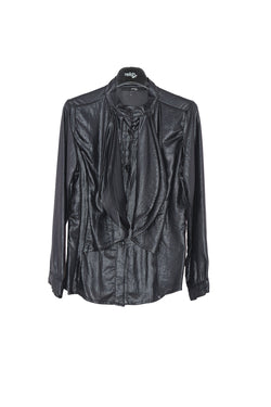 Camicia OLKIUSA per bambina manica lunga Gale Effetto Spalmato